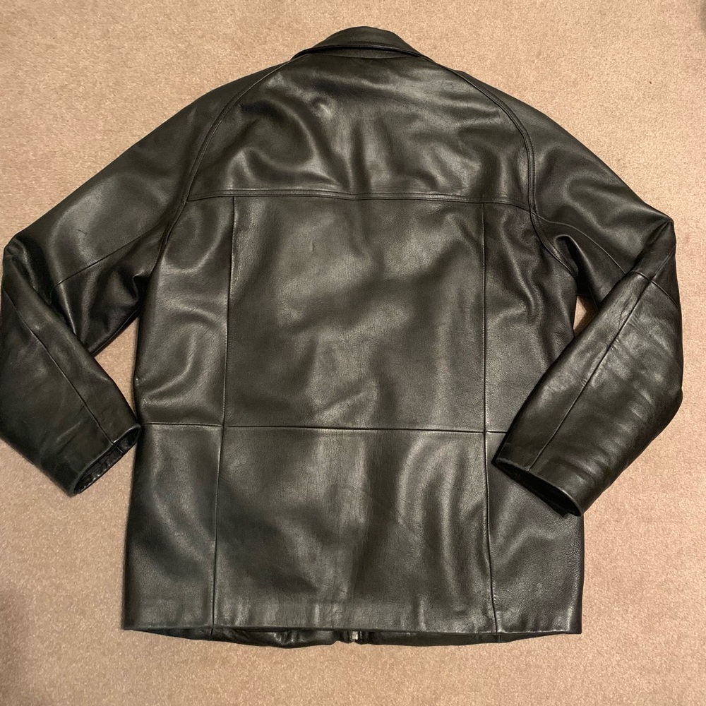 Wilson’s oversized vintage leather jacket bomber - Picture 2 of 14